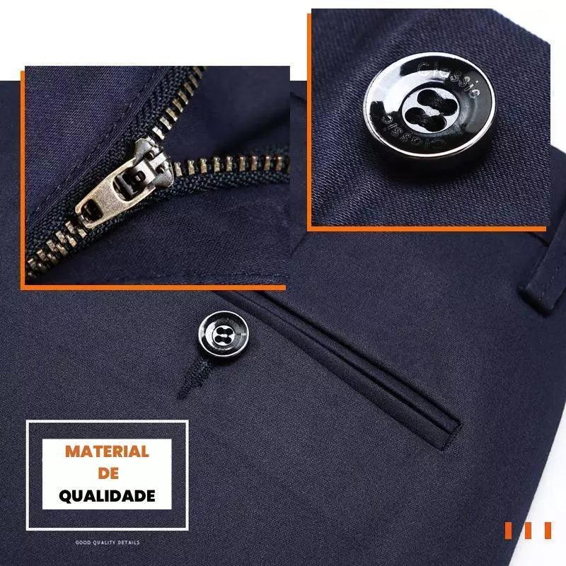 COMPRE 1 E LEVE 2 |  Calça Social Clássica Alfaiataria Gentleman 2024 + Brinde Cinto