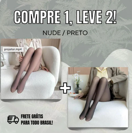 Meia Calça Térmica Forrada de Lã - Compre 1 Leve 2 | Promoção de Inverno ❄️