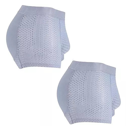 Cueca Boxer Aumenta Glúteos Feita em Seda Gelada - Men’s Secrets [COMPRE 1 & LEVE 2]