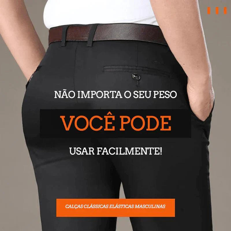 COMPRE 1 E LEVE 2 |  Calça Social Clássica Alfaiataria Gentleman 2024 + Brinde Cinto