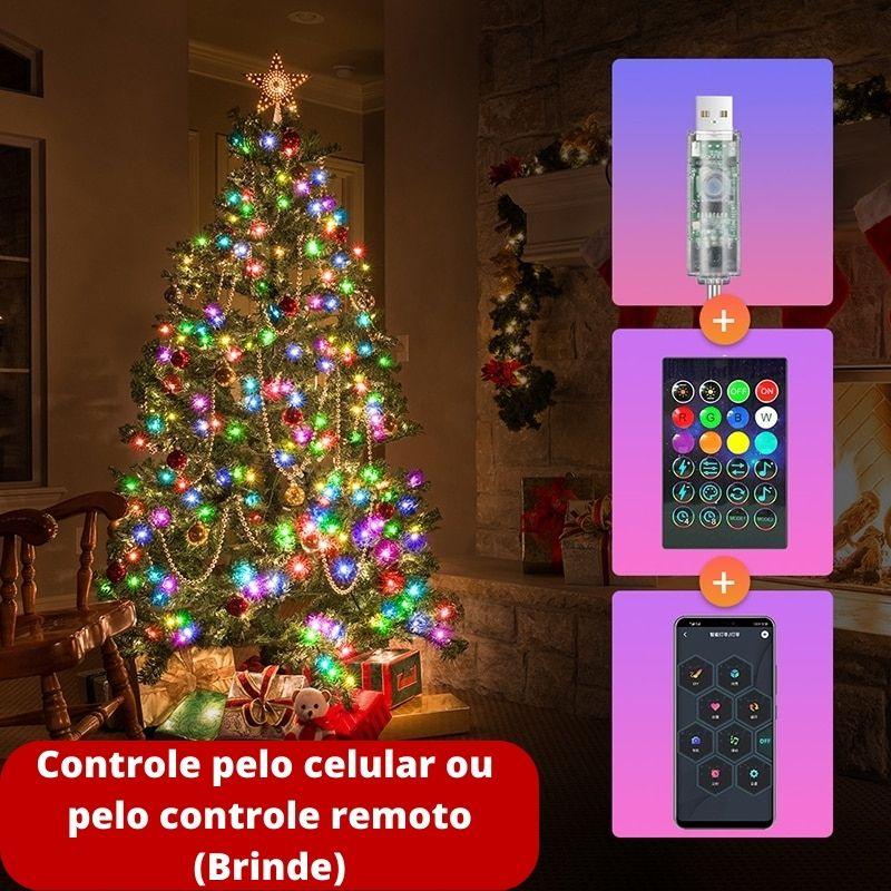 SmartLed™ - Luzes Inteligentes de Natal Controladas pelo Celular