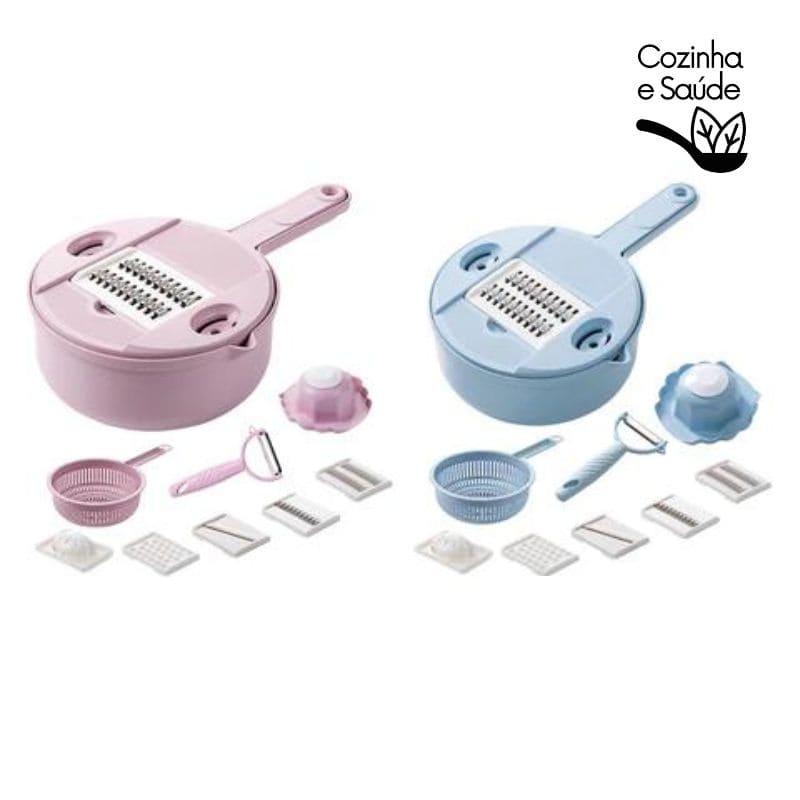 12 em 1 - Kit Cortador de Legumes Multifuncional