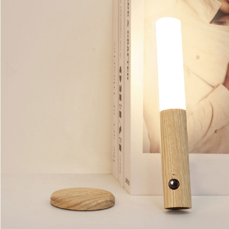 StickLamp™ Luminária Led com Sensor de Movimento Bastão de Madeira