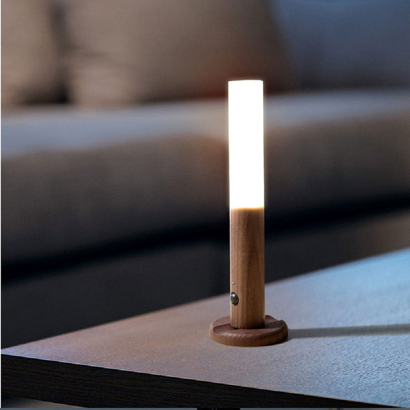 StickLamp™ Luminária Led com Sensor de Movimento Bastão de Madeira